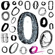 Vector alphabet Letter O