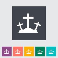 Calvary single flat icon