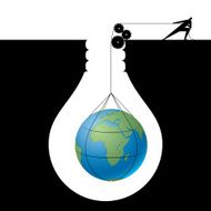 Bulbs and earth concepts