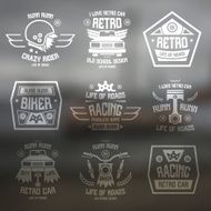 Racing badges for t-shirt N4