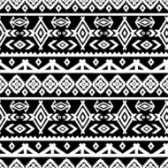 Tribal art aztec ethnic seamless pattern N3