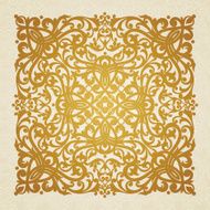 Vector baroque ornament in Victorian style N91