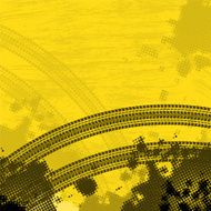 Yellow tire track background N12