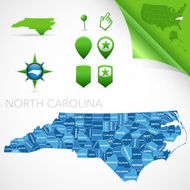 North Carolina County Map