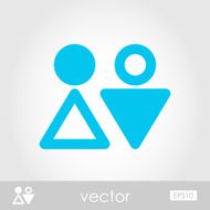 WC vector icon