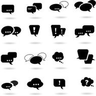 Speech Bubble Icons