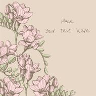 colour sketch flower