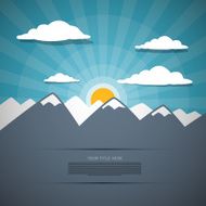 Mountain landscape N25