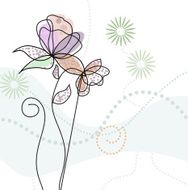 Floral background N1265