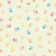 Seamless patterns with prints of animals N3