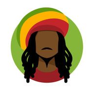 rastafarian man N4