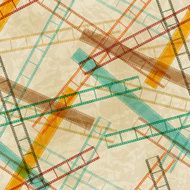 Vintage background with film frame Seamless illustration
