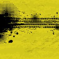 Grunge tire tracks background N3