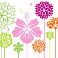 Tropical Flowers N12