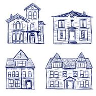 Houses doodles N2