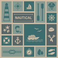 Nautical background N18