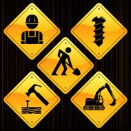 Yellow Signs - Construction N3