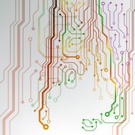 EPS10 vector circuit board background texture N27