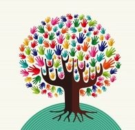 Human hand concept tree N2