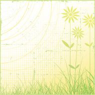 Vintage Daisy Background
