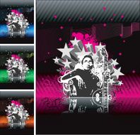 guitarist design (4 colors) N2