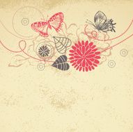 abstract floral background N232