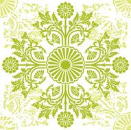 Abstract Grunge Floral Background N17