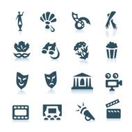 Theatre and cinema icons