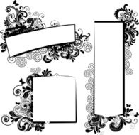 Swirly banners
