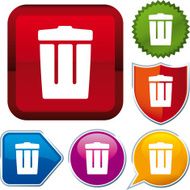 icon series trash can