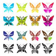 Simple Artistic Butterflies