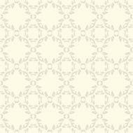 Neutral beige plant wallpaper N7