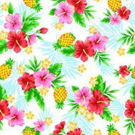 pattern of Hibiscus N46