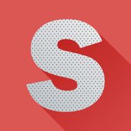 Flat Letter S