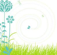 Spring meadow plants