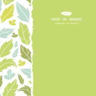 Leaves silhouettes square torn seamless pattern background