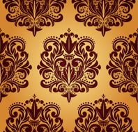 Beautiful seamless damask pattern
