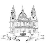 St Paul Cathedral London UK City landmark symbol