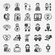 doodle people icons N4