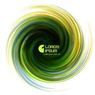 Colorful abstract icon Dynamic flow illustration Swirl background N2