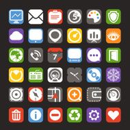 web color interface icons N2
