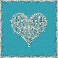 lace heart N11