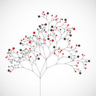 Abstract tree Vector background N5