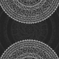 Background with abstract floral lace ornament N20