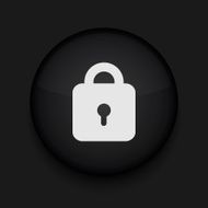 Vector lock icon Eps10 Easy to edit