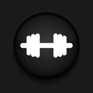 Vector creative black app icon