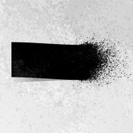 Ink blots splash banner