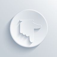Vector light circle icon Eps10 N55