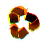 Vector abstract icon on white background Eps10 N21