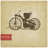 Vintage background with motorcycle